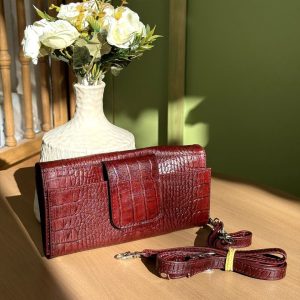 کیف چرم طبیعی مدل سوسن