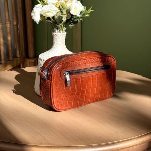 کیف چرم طبیعی مدل زرین